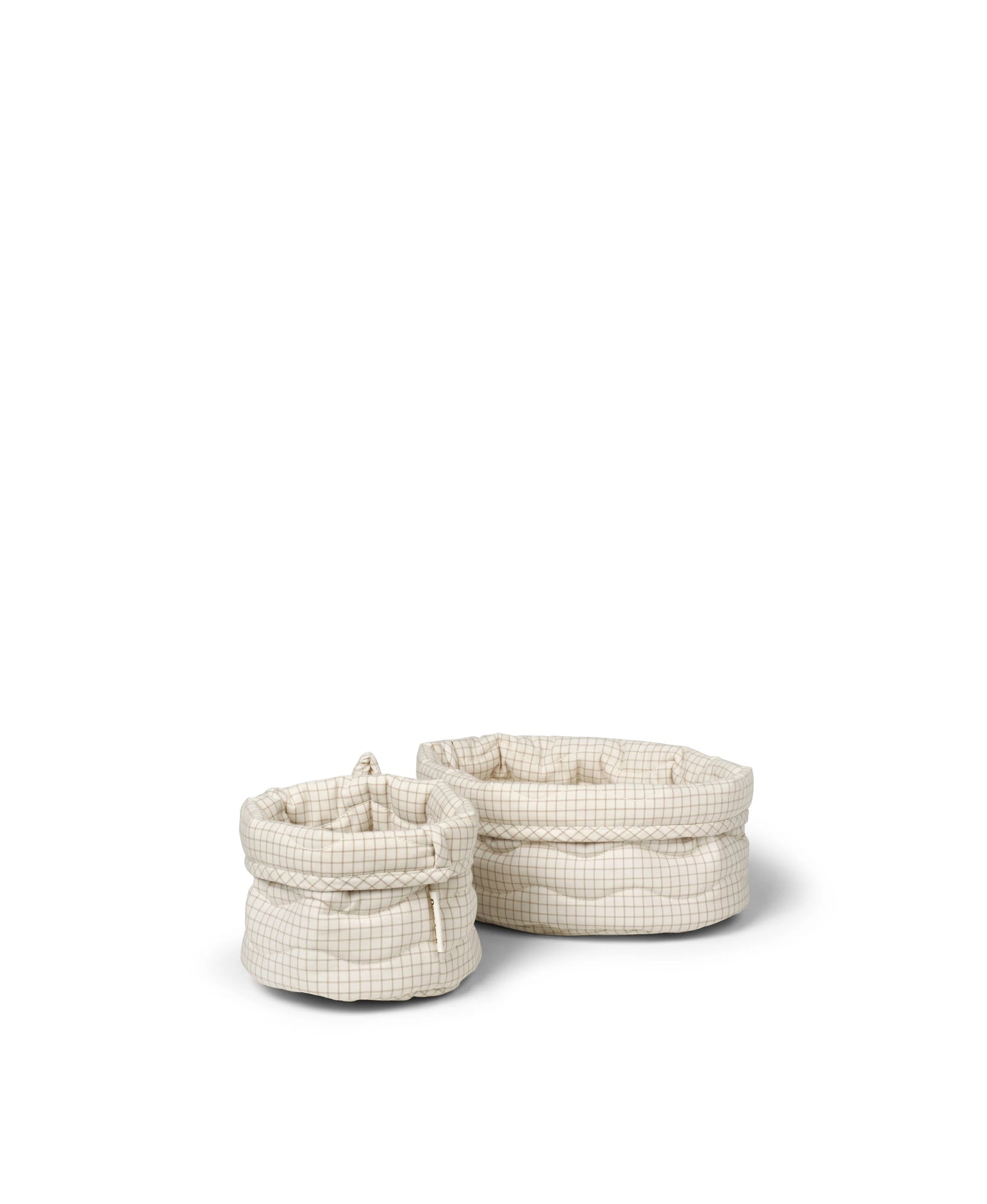 Kiki basket - Mini Check - set of 2