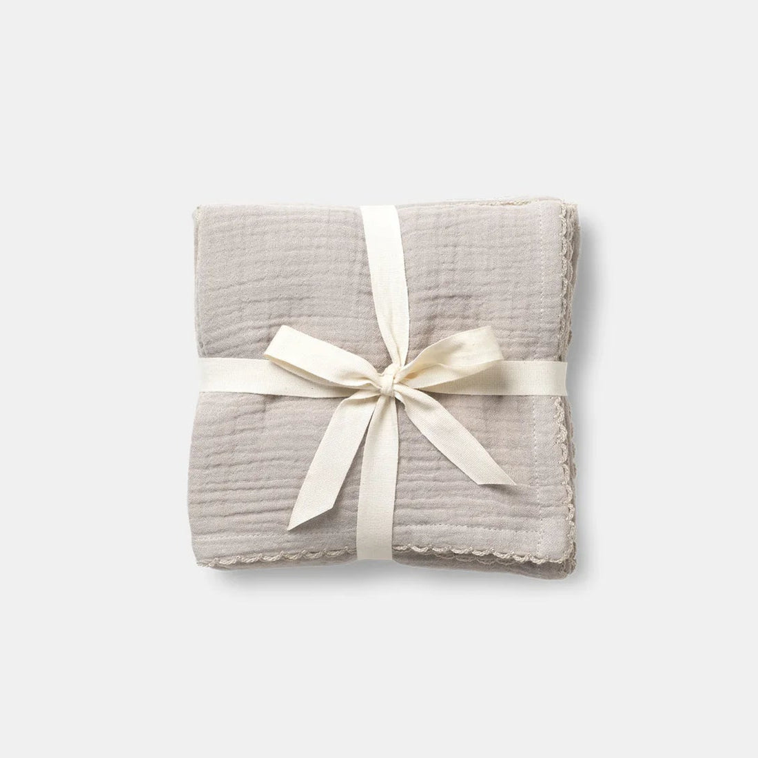Muslin Cloth Set of 3 Mouse Grey