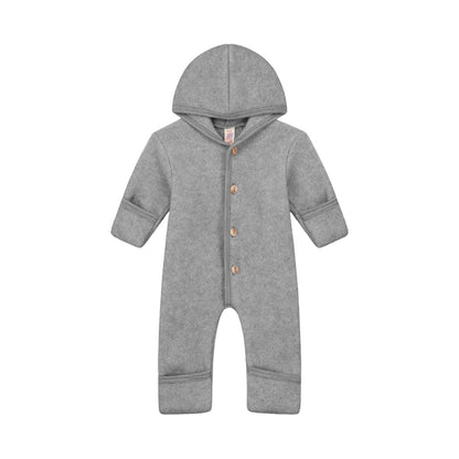 Merino Wool Baby Overall Grey Engel Natur The Archive Store