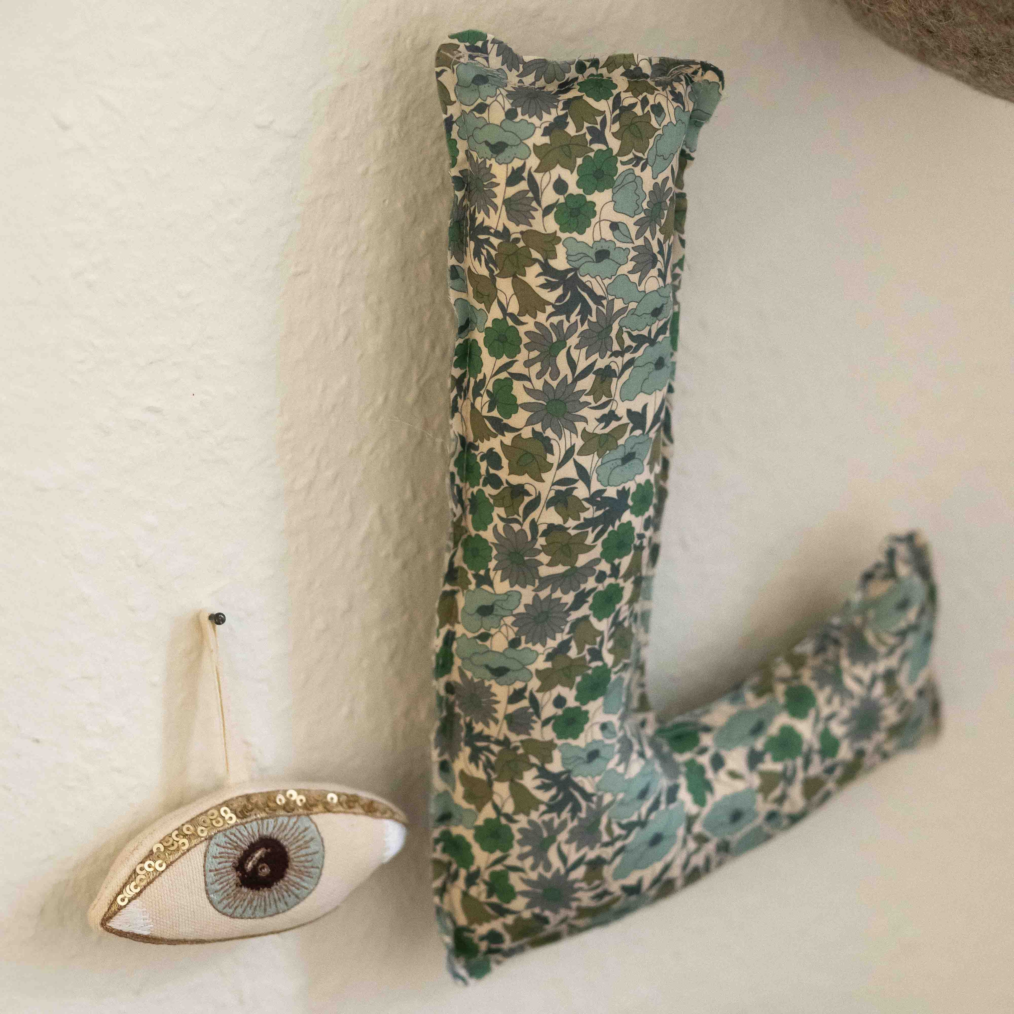 Fabric Letter Poppy &amp; Daisy