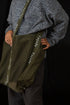 Facade tote bag in Moss Green