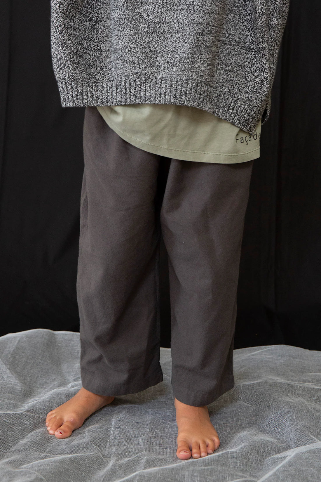Rokku soft sidewalk pants - Asphalt