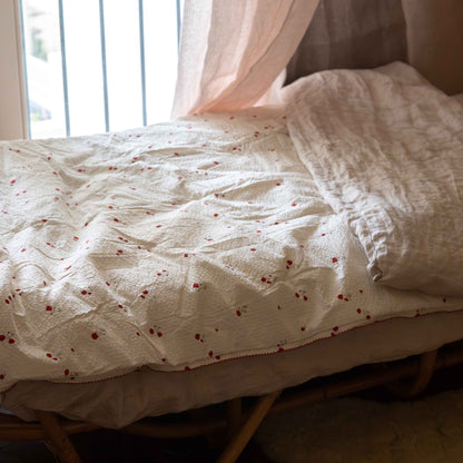 Filled Blanket Seersucker Poppy