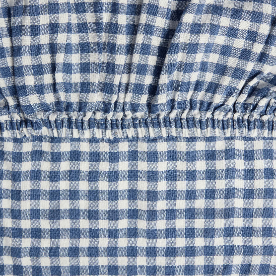 Linen Fitted Sheet Vichy