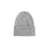Hvid Fonzie Beanie Newborn Grey Melange – merino wool beanie
