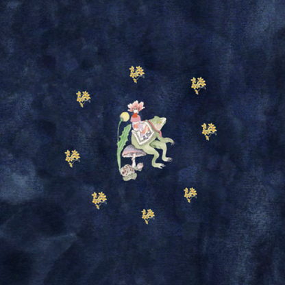 Reversible Pillow Cover Frog Maiden