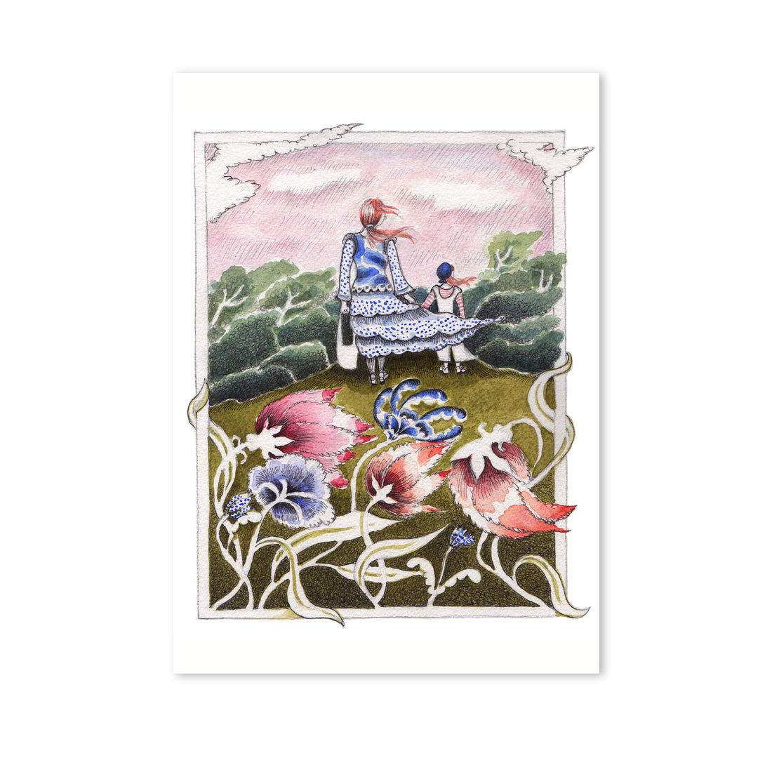 Holding Hands Poster