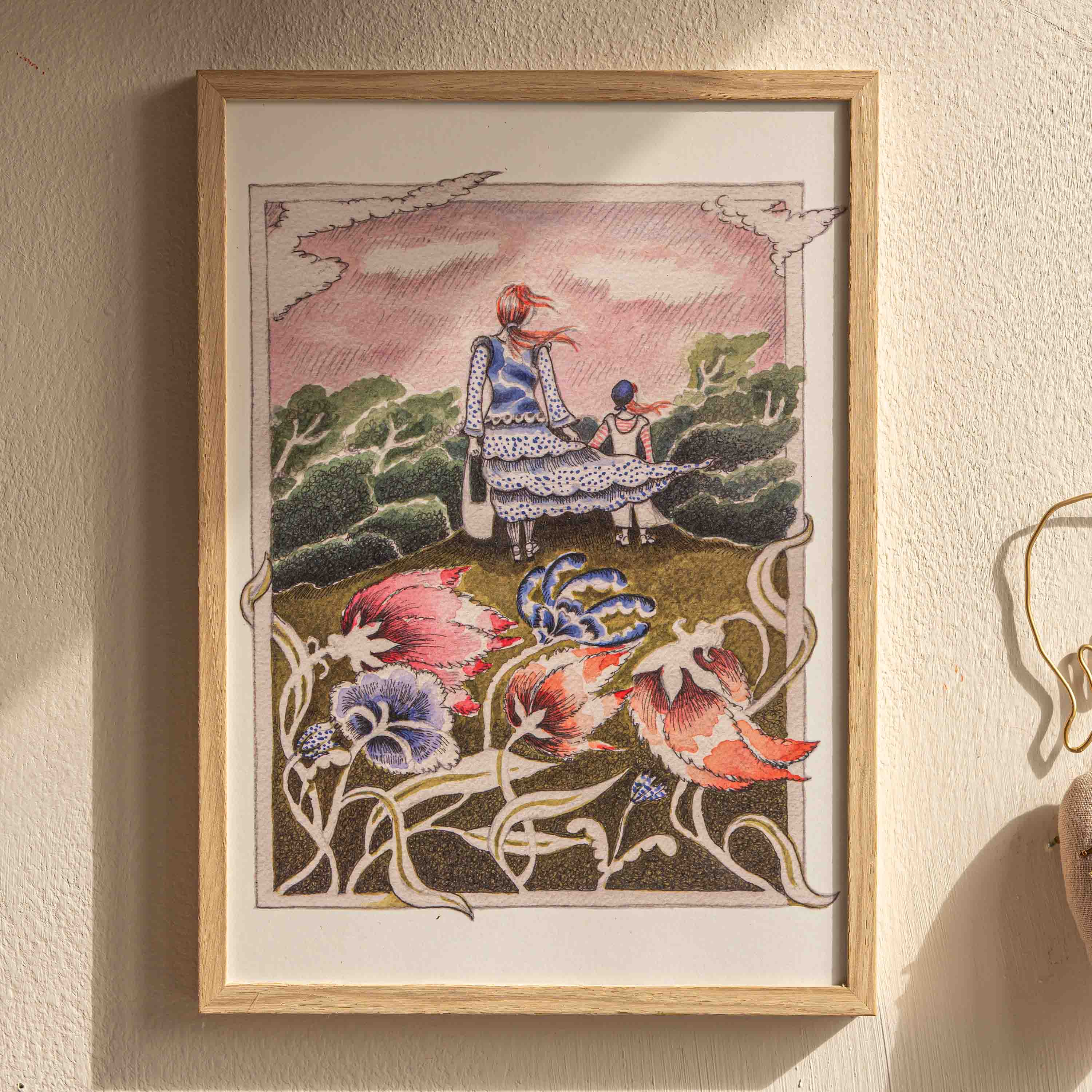 Holding Hands Poster