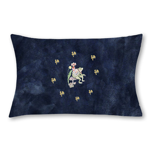 Reversible Pillow Cover Frog Maiden