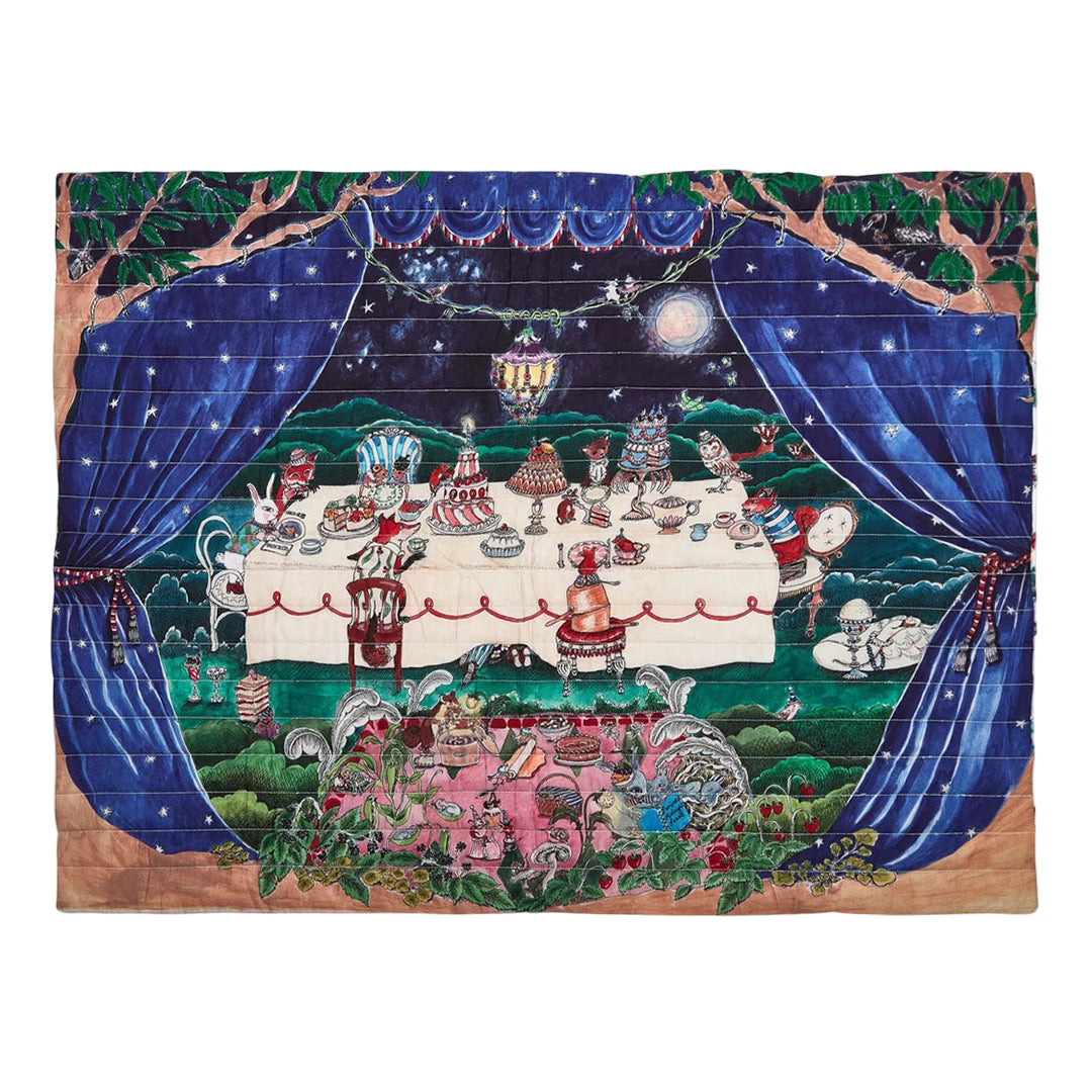 Reversible Quilted Blanket Once Upon a Feast