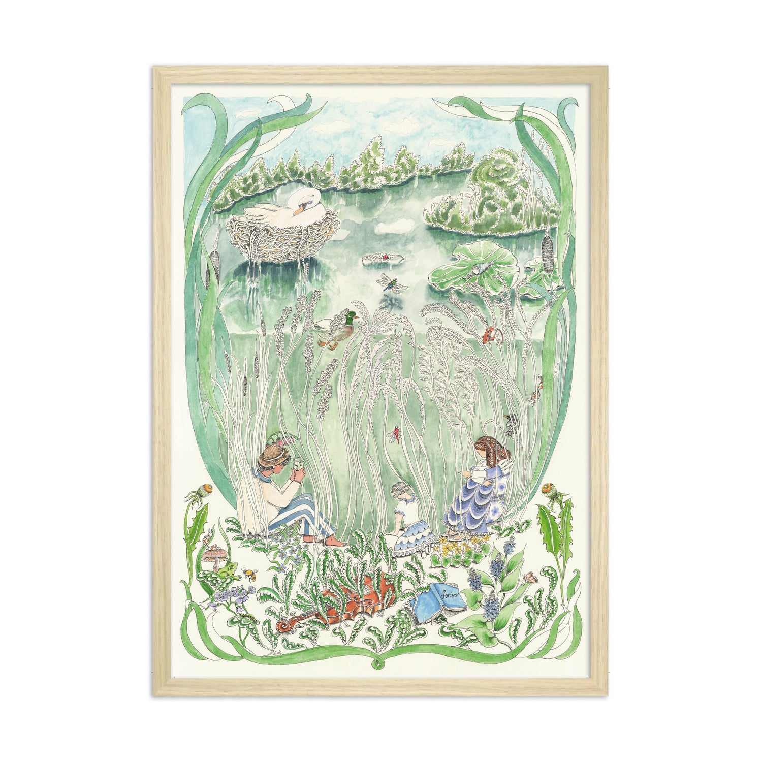 The Pond Dance Daytime Art Print