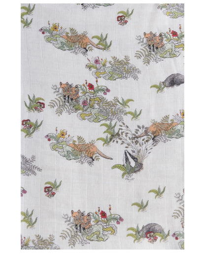 Baby Muslin Hiding Rabbits &amp; Foxes