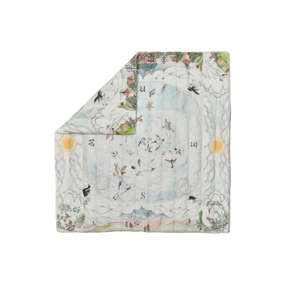 Dubbelzijdige Quilt Deken - Secret Skies