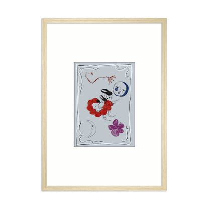 Framed Zodiac Sign Poster Scorpio