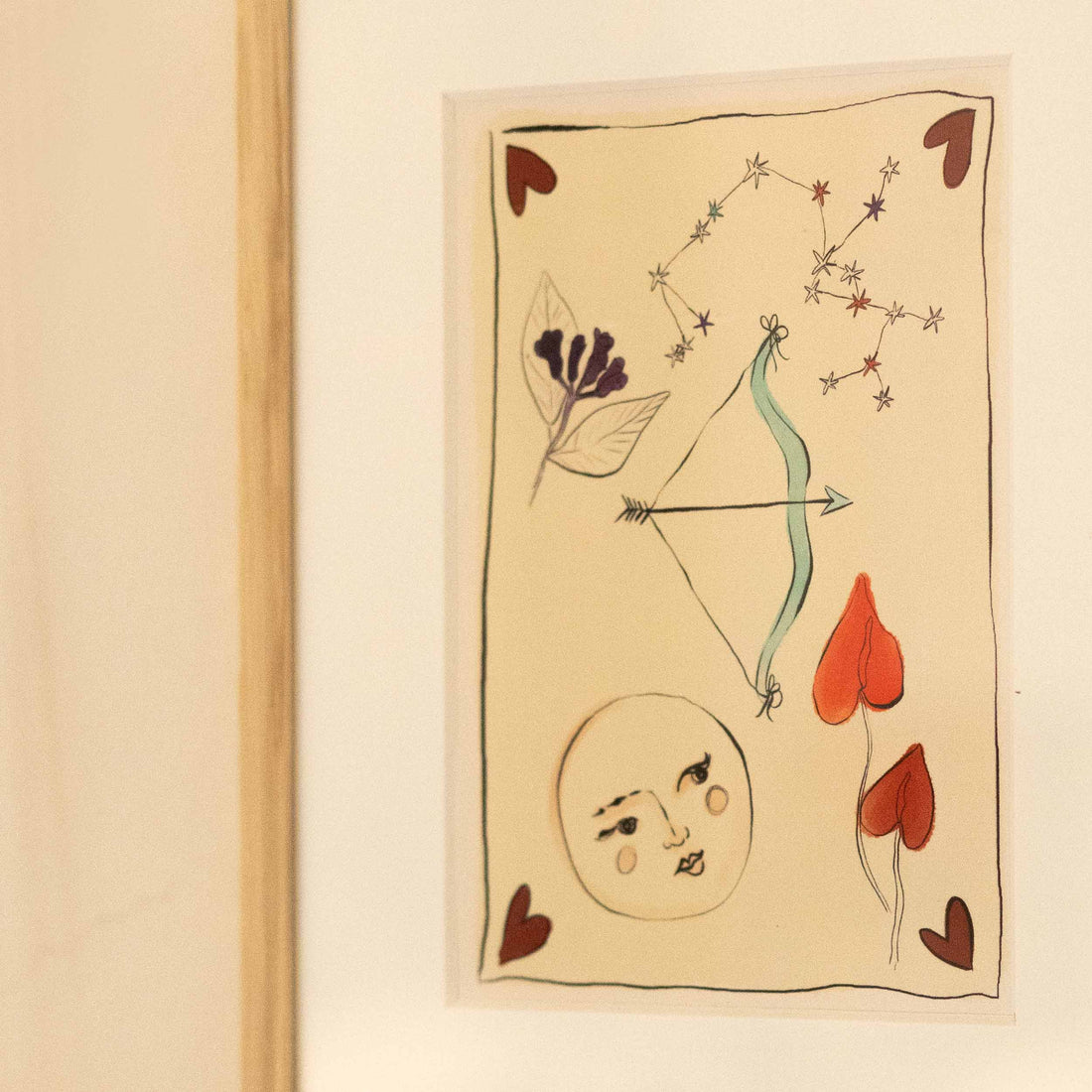 Framed Zodiac Sign Poster Sagittarius