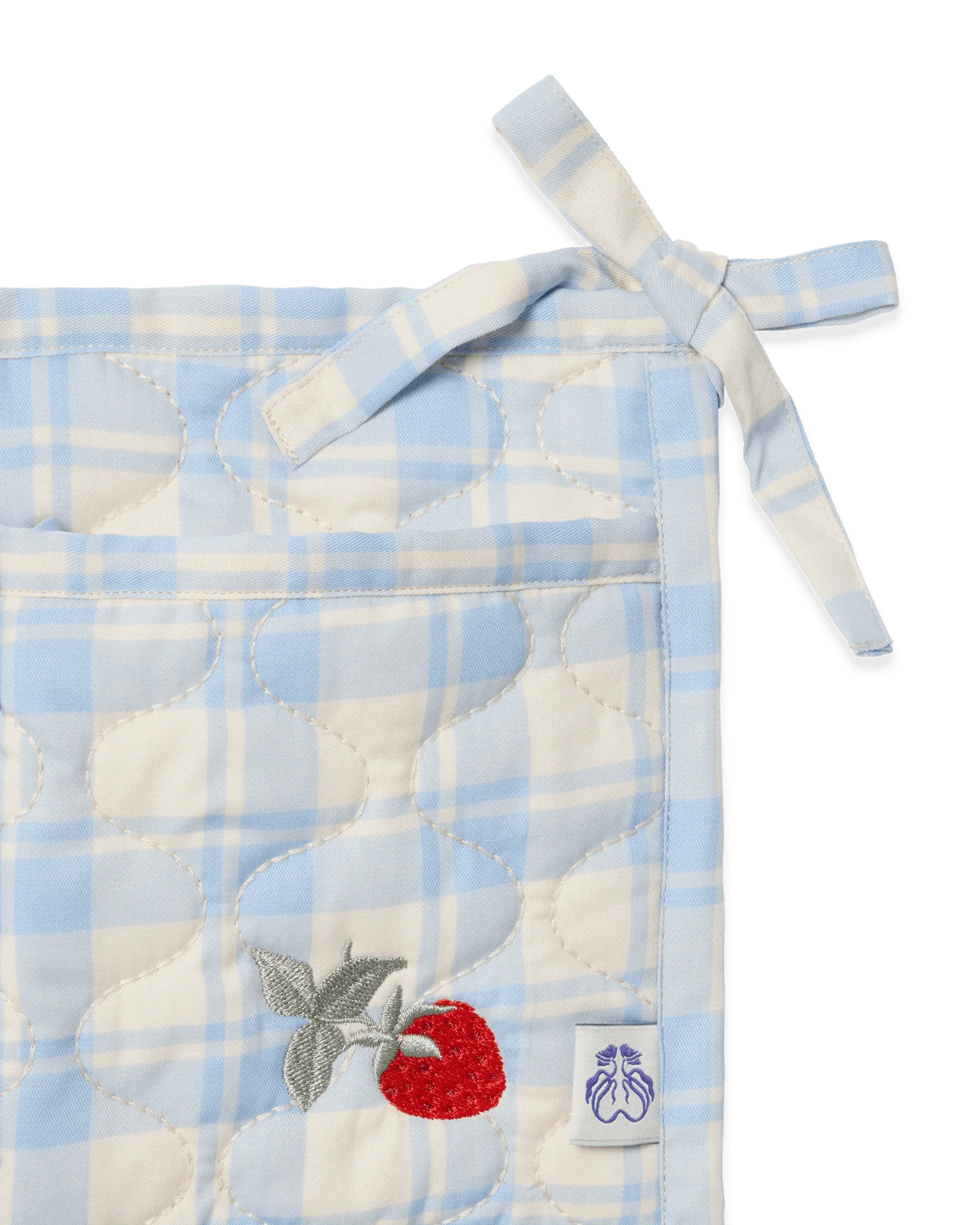Bed Pocket Plaid Sky