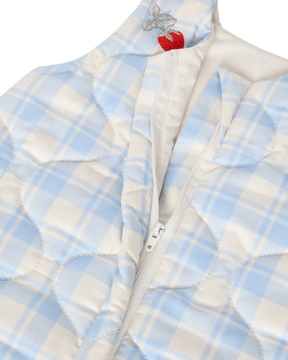 Biologisch Katoen Satijnen slaapzak Plaid Sky