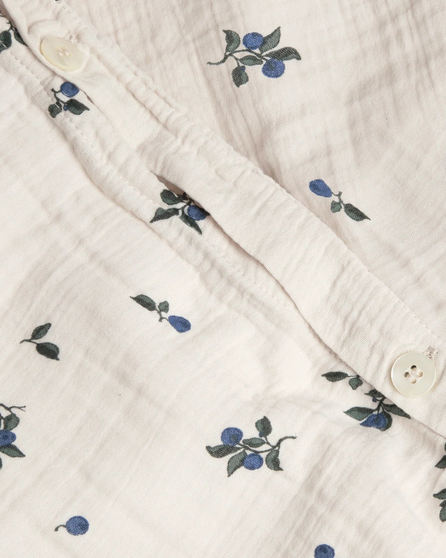 Muslin Duvet Cover Blueberry