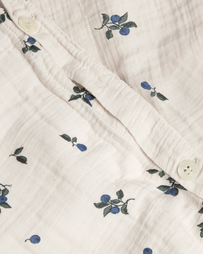 Muslin Duvet Cover Blueberry