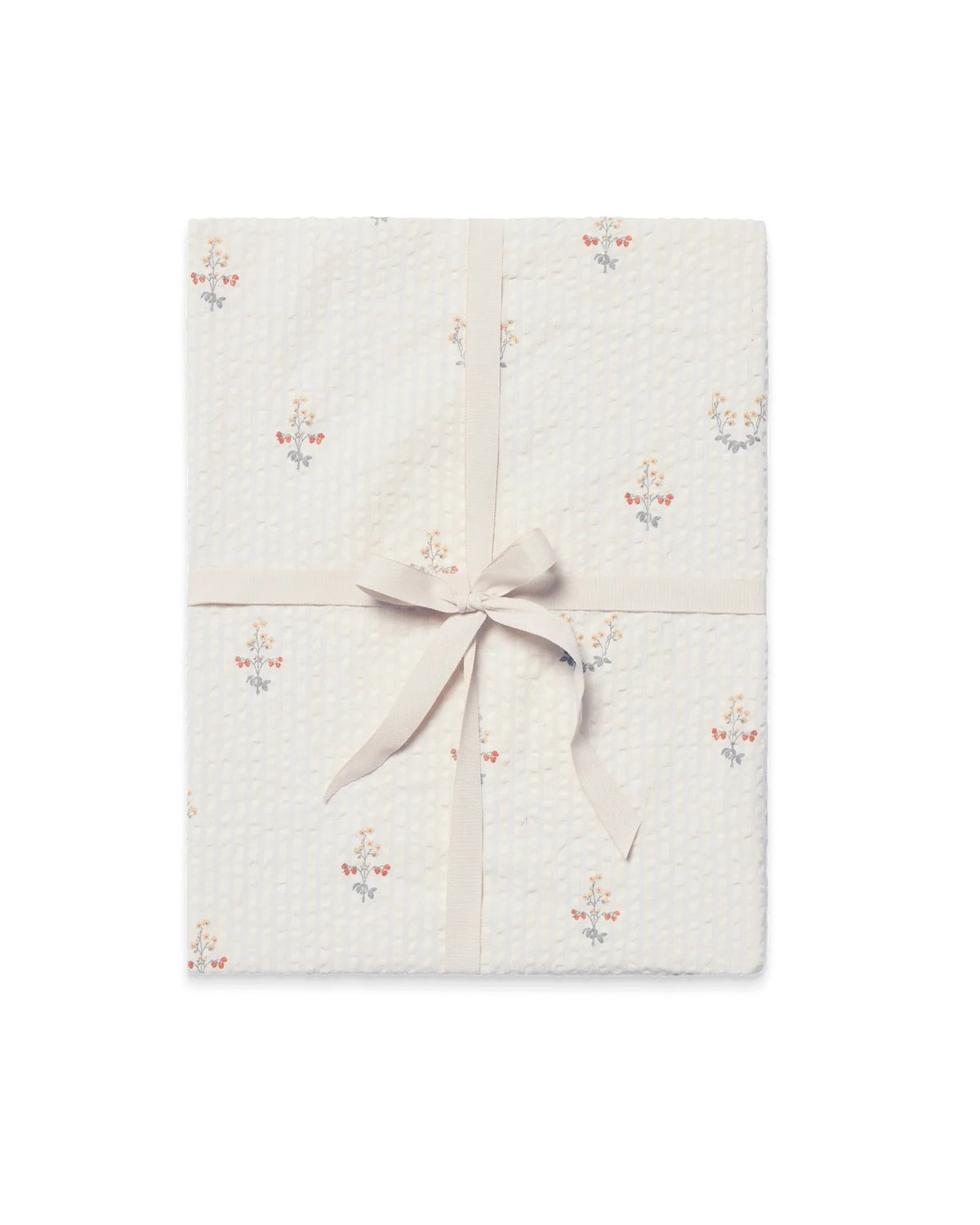 Fitted Sheet Seersucker La Fraise – product photo