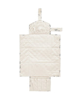 Garbo&Friends Change To Go changing pad in Blueberry print, folded