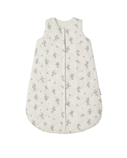 Satin Quilted Sleeping Bag Bluebell