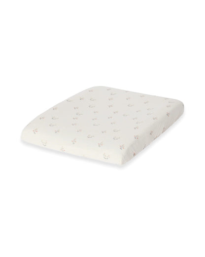 Garbo &amp; Friends Seersucker Changing Mat Cover in La Fraise