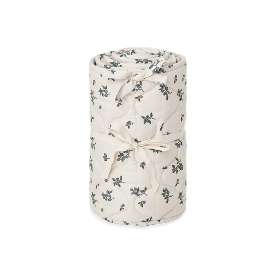 Quilted Crib Bumper Blueberry - Garbo &amp; Friends