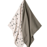 Muslin Blanket Set of 2 Blueberry – product photo