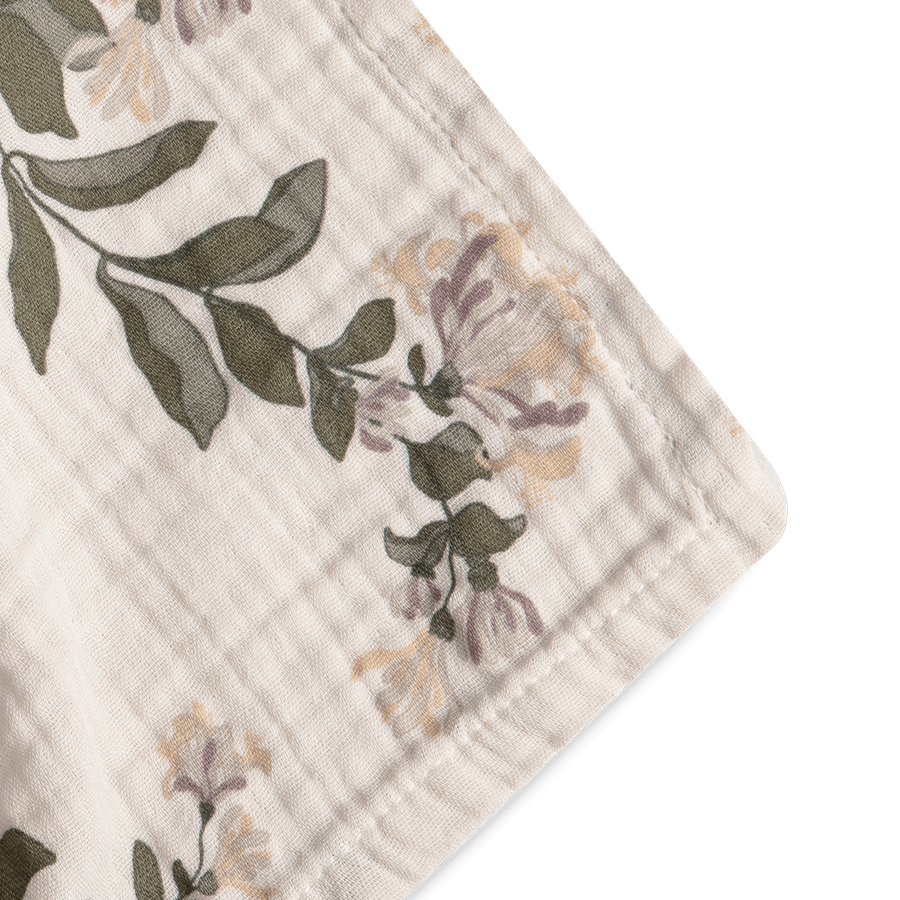 Stripe Anjou Swaddle Blanket Muslin, 110x110 cm - Garbo & Friends