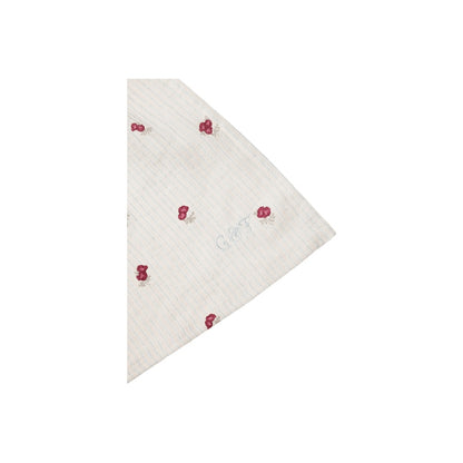 Muslin Swaddle Blanket Rosehip detail - Garbo &amp; Friends