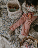 Garbo and Friends filled blanket in the Dainty print, The Archive Store