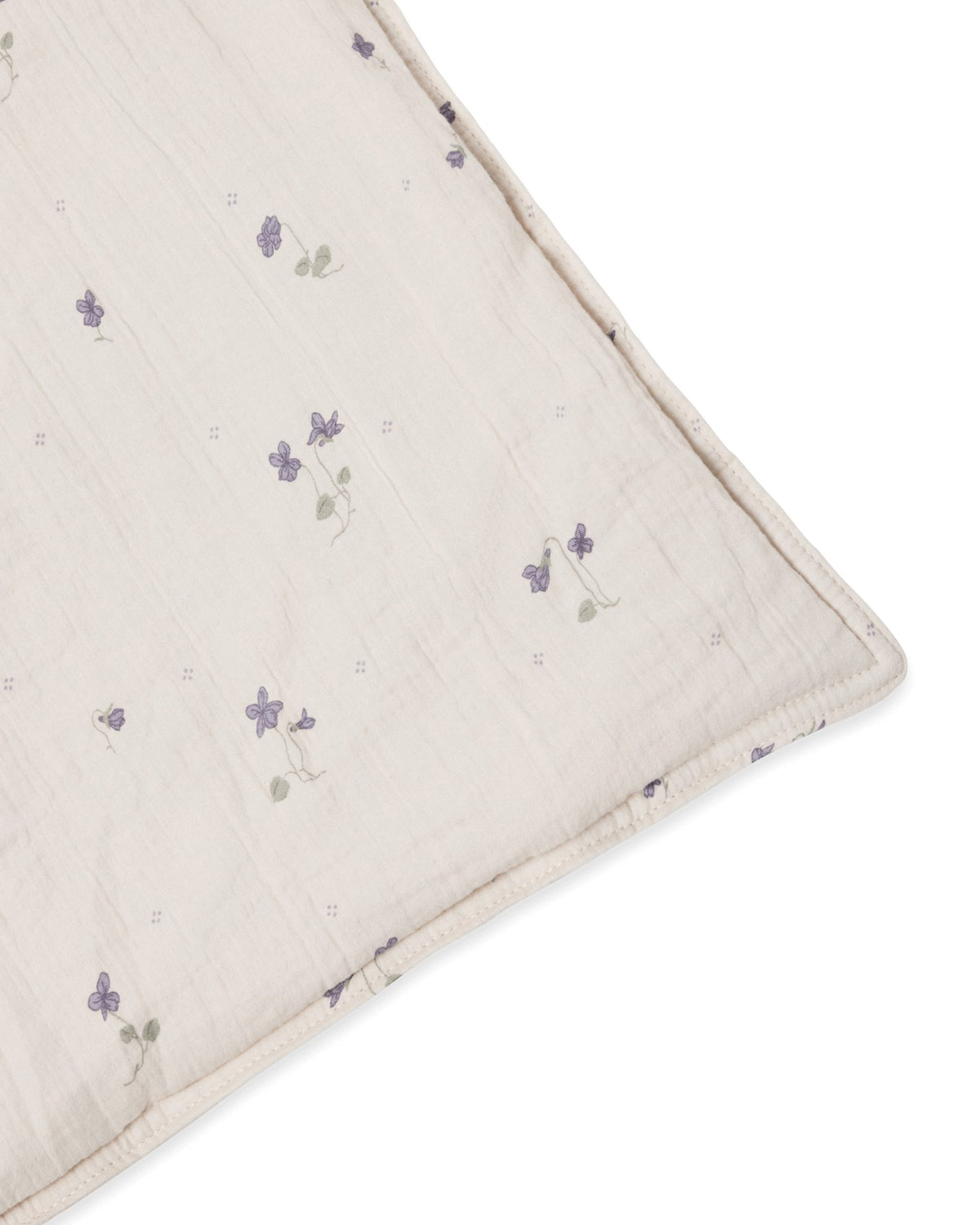 Detail of the Garbo and Friends filled blanket in the Viola print, The Archive Store