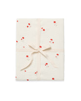 Garbo and Friends fitted sheet in the Seersucker Poppy print, The Archive Store