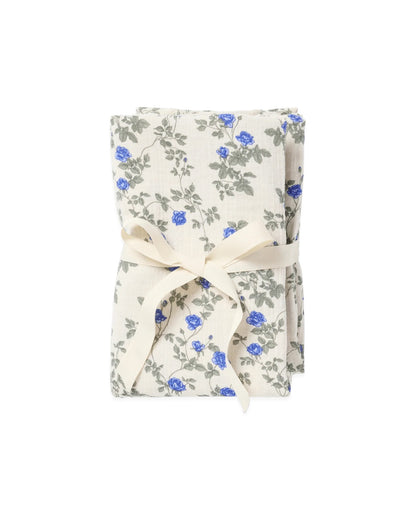 Garbo and Friends muslin blanket set of 2 in the Dainty print, The Archive Store