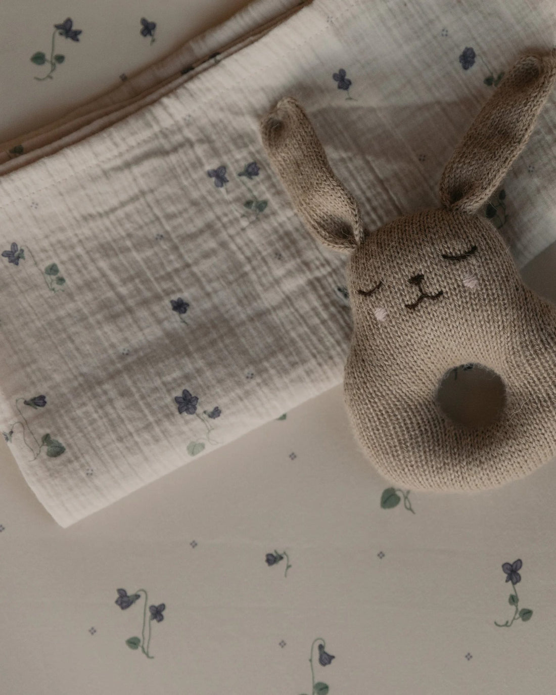 Garbo and Friends muslin blanket set of 2 in the Viola print, The Archive Store
