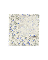 Floral-patterned fabric on a white background