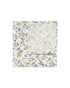 Floral-patterned fabric on a white background