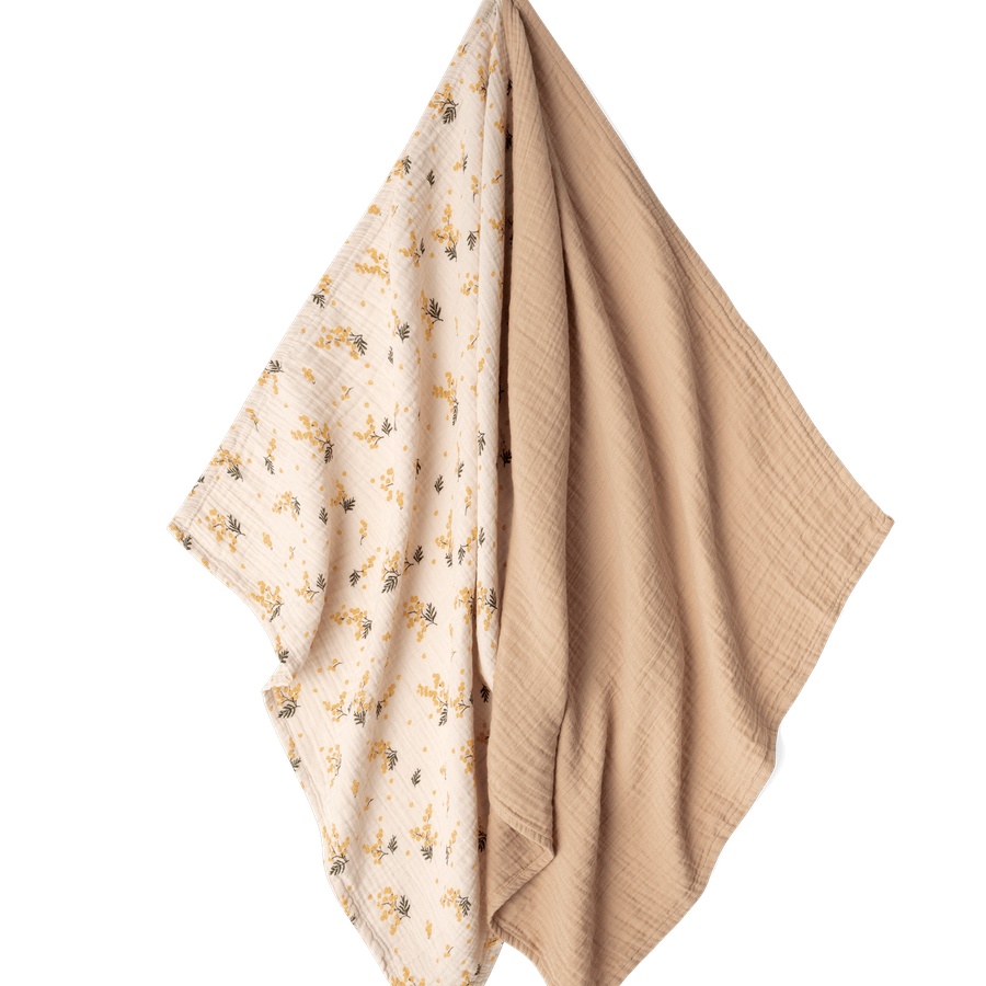 Muslin Blanket Set of 2 Mimosa