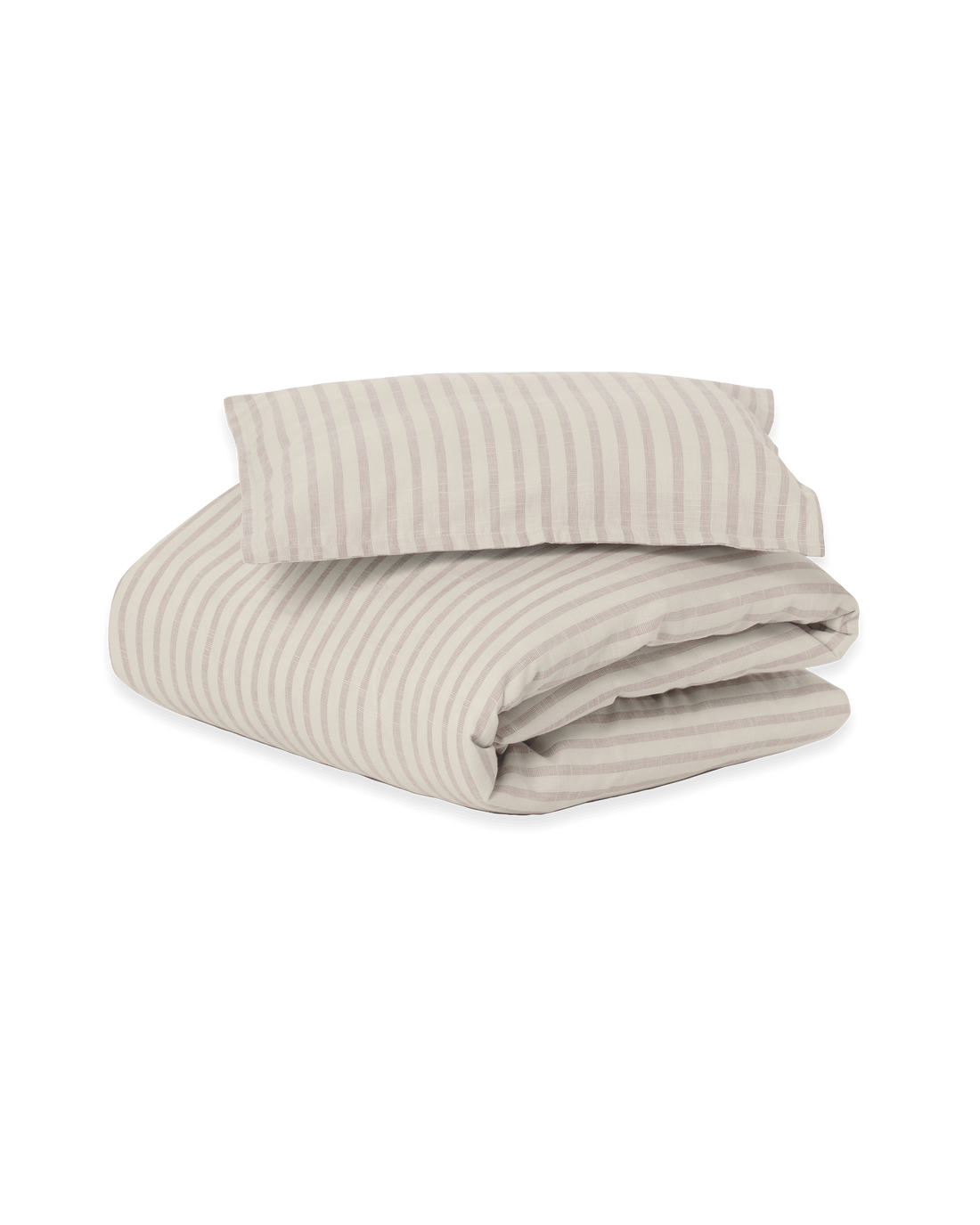 Stripe Mauve Bed Set