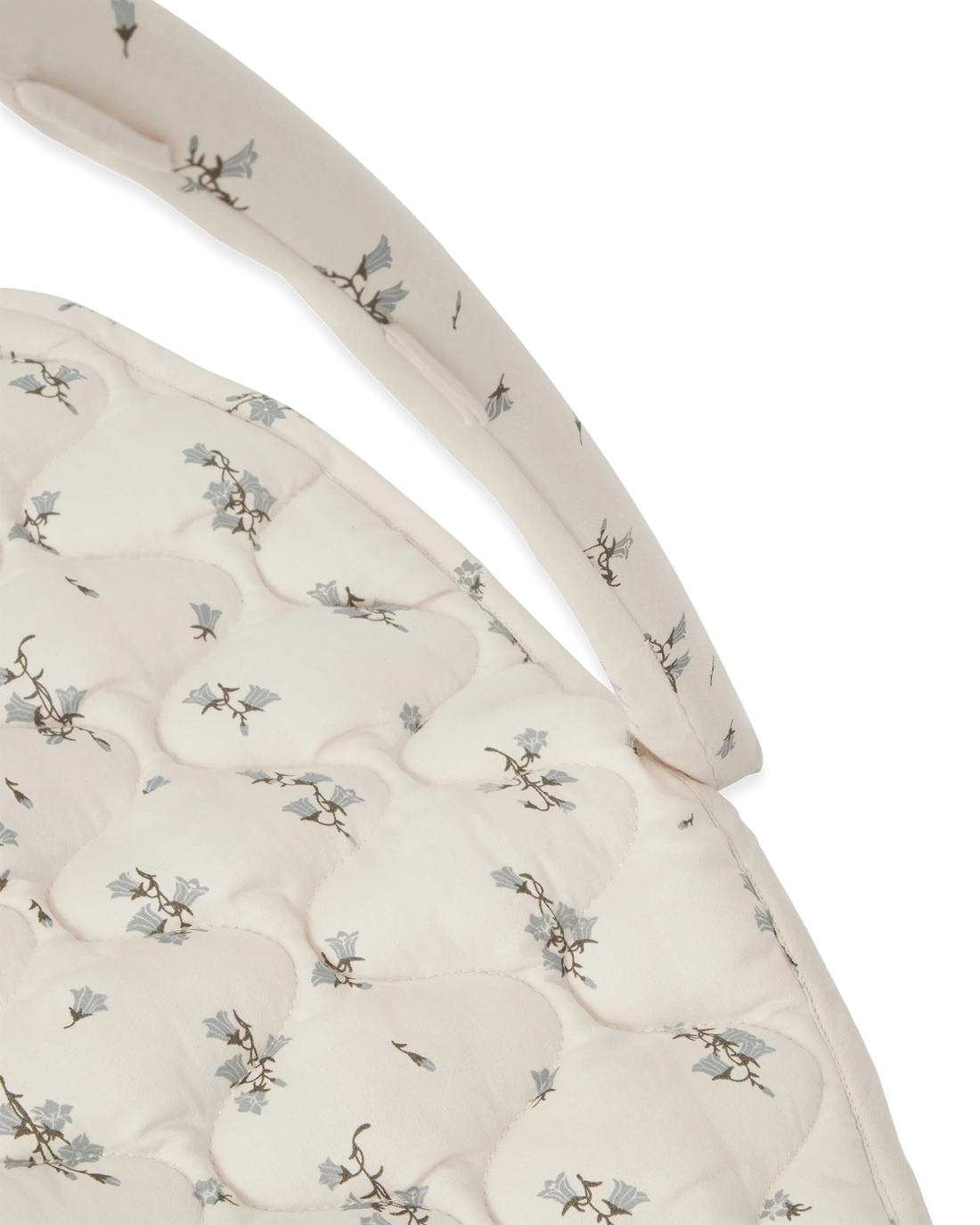 Satin Quilted Activity Playmat Bluebell
