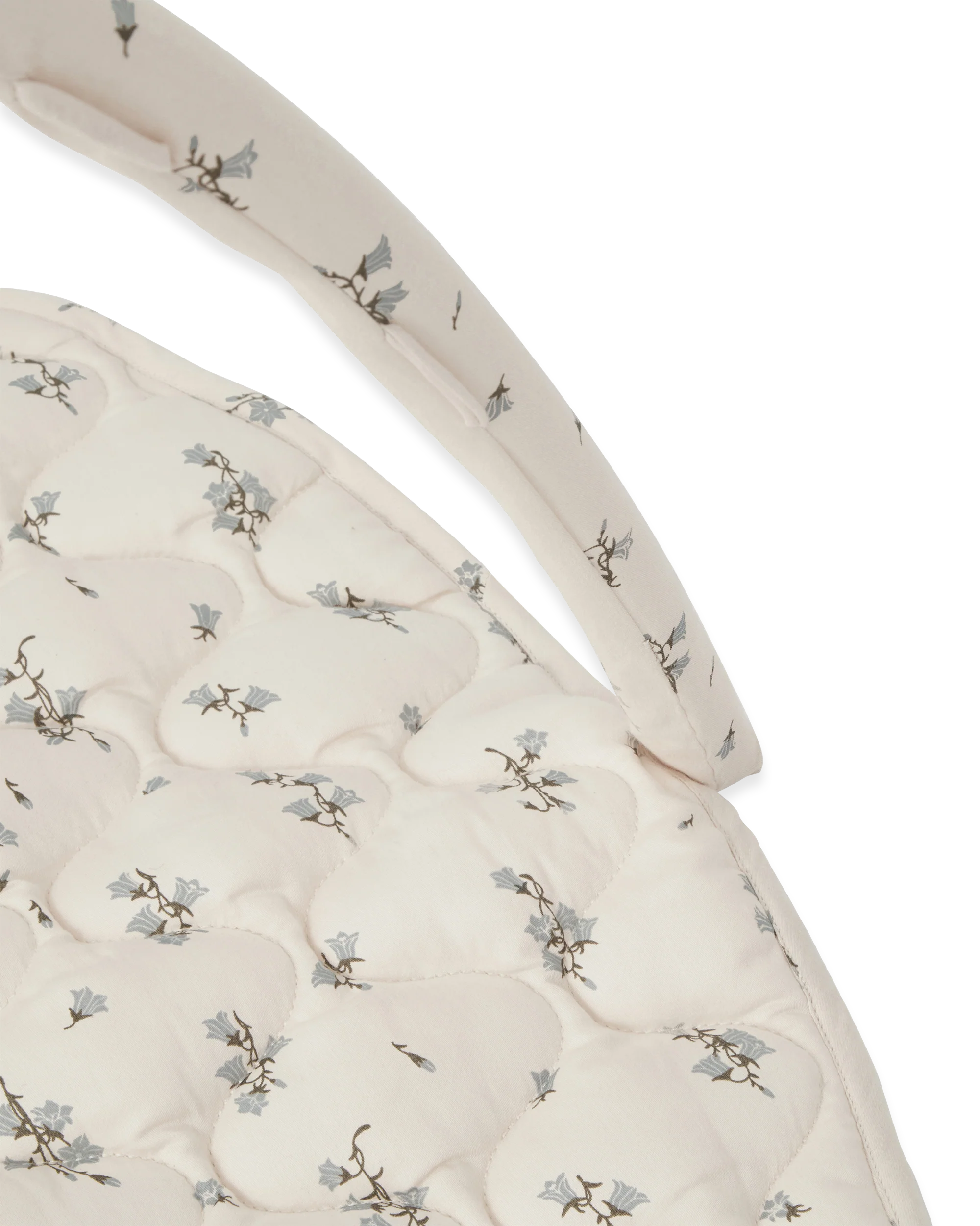 Satin Quilted Activity Playmat Bluebell