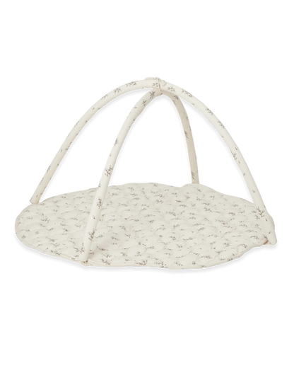 Satin Quilted Activity Playmat Bluebell
