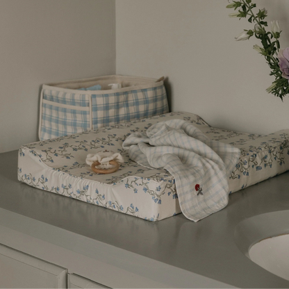 Verzorgingsmandje Plaid Sky Blue