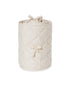 Satin Quilted Crib Bumper Ecru – product photo