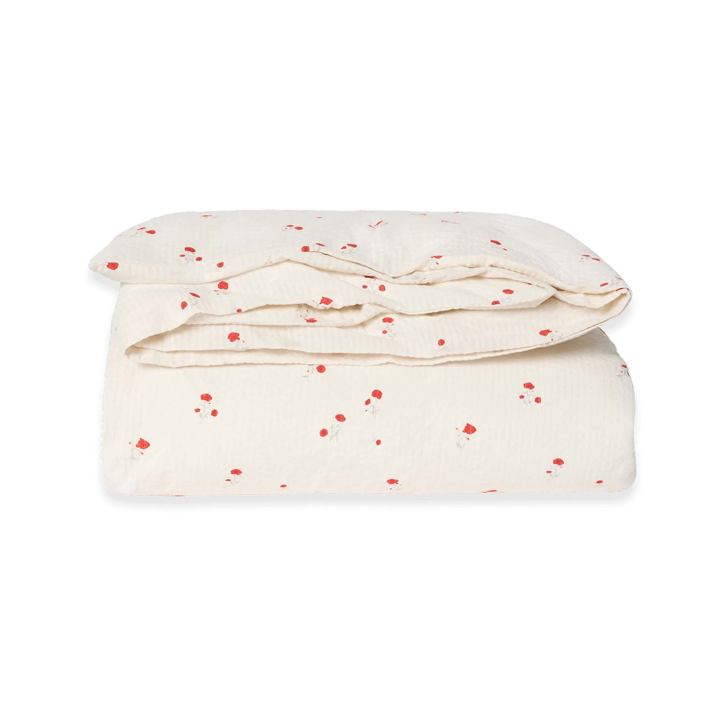 Seersucker Duvet Cover Poppy