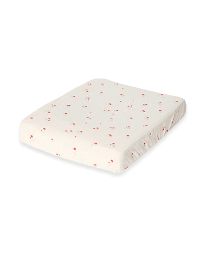 Seersucker Changing Mat Cover Poppy – product photo