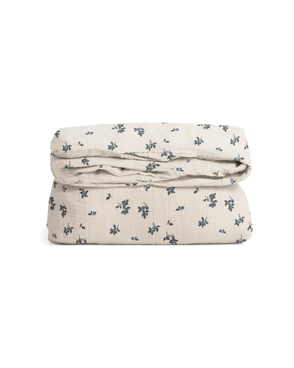 Muslin Duvet Cover Blueberry