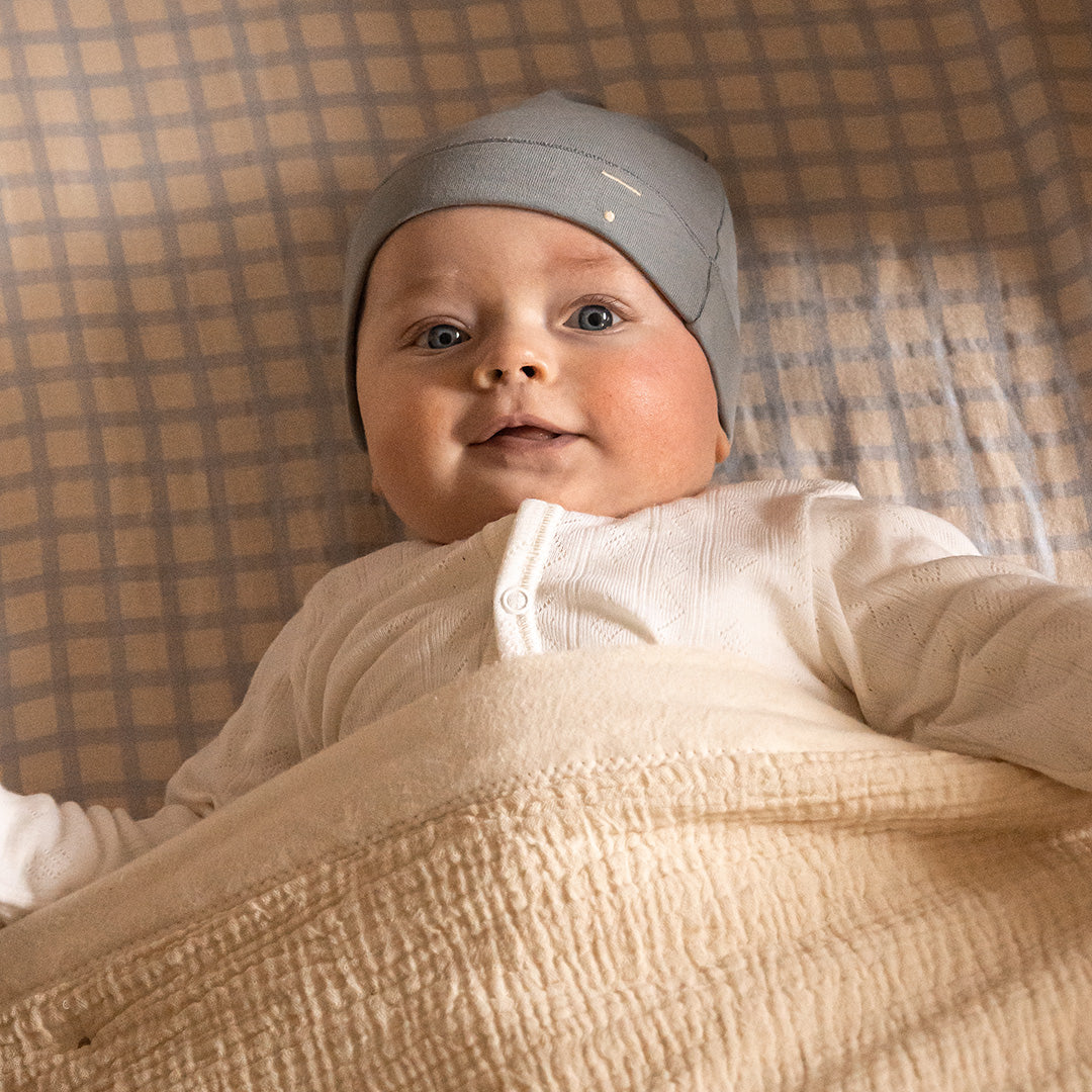 Baby Beanie Stone Grey