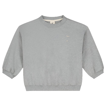 Dropped Shoulder Sweater Grey Melange